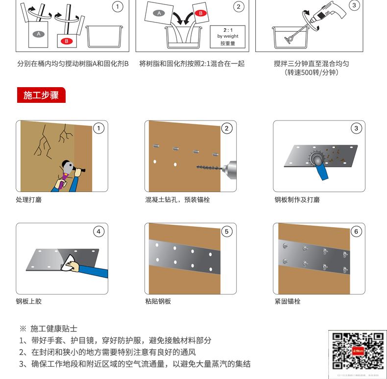 包钢高港粘钢加固施工过程